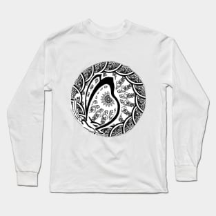 butterfly mandala Long Sleeve T-Shirt